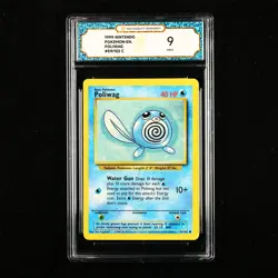 TQG 9 Mint 1999 Pokemon ENG Poliwag #59/102 C - Image 1