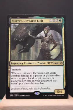 Storrev, Devkarin Lich Rare LP War of the Spark MTG Magic The Gathering ManaFam - Image 1