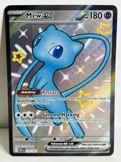 Mew ex 216/091 Paldean Fates Pokemon Full Art - Image 1