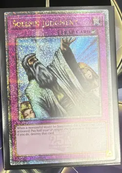 Solemn Judgment 25th Quarter Century Rare RA02-EN075 Yu-Gi-Oh! - Image 3