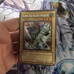 (EF) Yu-Gi-Oh DOR-001 Alpha The Magnet Warrior Prismatic Secret Rare Holo VLP - Image 2