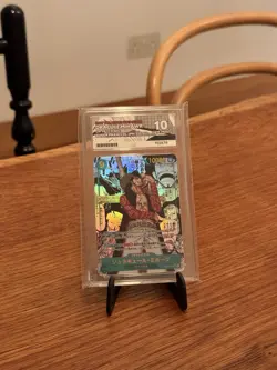 One Piece TCG JP Dracule Mihawk OP14-119 Manga Rare - Ace Grading - Gem Mint 10 - Image 1