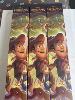In Hand Disney Lorcana Wilds Unknown Toy Story Limited Edition Foil Play Mat NEW - Image 3