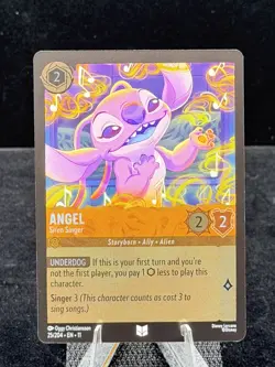 Disney Lorcana-Winterspell-Angel-Siren Singer-#25-Cold Foil-M/NM - Image 1