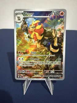 Pokemon Cards Pyroar 200/193 Paldea Evolved Illustration Rare NM - Image 1