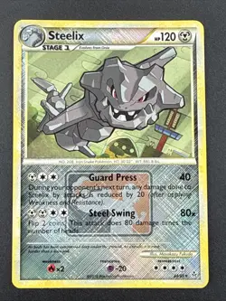 Pokemon TCG Steelix League & Championship Cards 24/95 Promo Cross Hatch Holo NM - Image 1