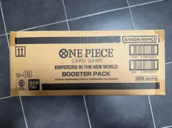 ONE PIECE CARD GAME CASE OP 09 EMPERORS IN THE NEW WORLD BOOSTER PACK ENG SEALED - Image 1