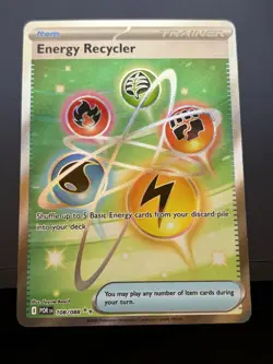 Energy Recycler 108 Pokemon 2026 Perfect Order Full Art Ultra Rare Card - Image 1