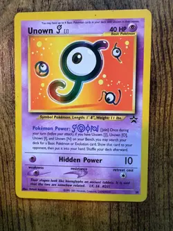 Pokemon Unown [J] Wotc Promo Regular Card 38/53 Promo English TCG HP - Image 1