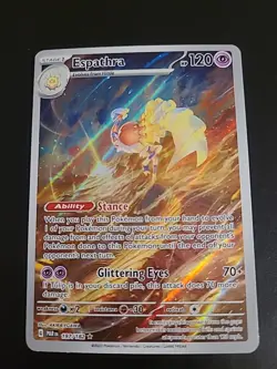 Espathra - 197/182 - Pokemon Paradox Rift Illustration Rare Card NM - Image 1
