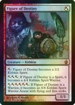 MTG Figure of Destiny Foil ** Premium Deck Series: Fire and Lightning ** English - Image 1