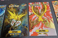 ARTICUNO X ZAPDOS X MOLTRES - POKEMON KANTO CARDS TOP LEGENDARY POKEDEX CCG FOIL - Image 3