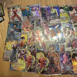 53 Dragon Ball Super Card Game Bundle Lot SR Foil Cards Rare Bulk Collection - Image 2