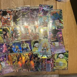 53 Dragon Ball Super Card Game Bundle Lot SR Foil Cards Rare Bulk Collection - Image 4