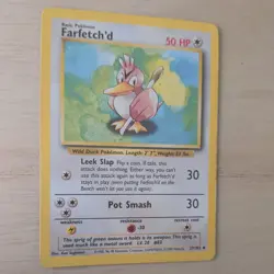 FARFETCH'D 27/102 POKEMON CARD (BASE SET) - Image 3