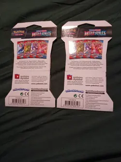 (2) Pokemon SWSH Battle Styles New Sealed Sleeved 10 Card Booster Packs English - Image 2