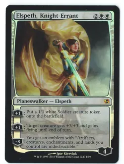 Elspeth, Knight-Errant Foil Duel Decks Elspeth vs. Tezzeret DDF #1 MTG Magic LP - Image 1