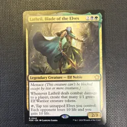 NM Lathril, Blade of the Elves, MTG, Foundations, Magic the Gathering, 242 - Image 1