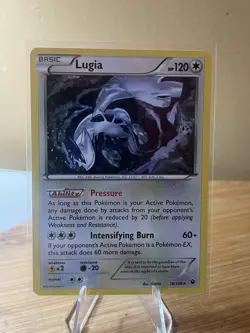 Pokemon TCG Lugia 78/124 Rare HP120 Moderately Played Card English - Image 1