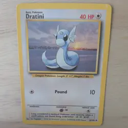 DRATINI 26/102 POKEMON CARD (BASE SET) - Image 1