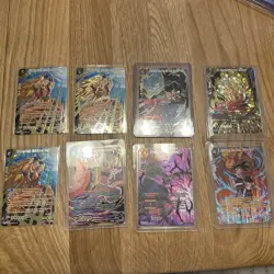 8 Dragon Ball Super Card Game SPR Foil Cards Rare Bulk Collection - Image 1