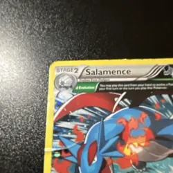 Pokemon Salamence Promo Holo XY 59 Stage 2 Δ Evolution 150 HP Dragon Pulse Card - Image 3