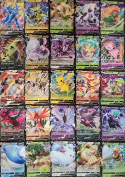 10 Random ENGLISH Ex/V/VMax/Gx Pokemon Card Lot - Image 1