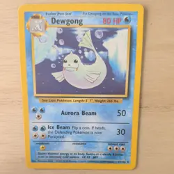 DEWGONG 25/102 POKEMON CARD (BASE SET) - Image 1