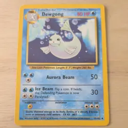 DEWGONG 25/102 POKEMON CARD (BASE SET) - Image 2
