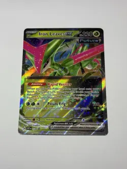 Pokemon TCG SV: Scarlet & Violet Promo Cards Iron Leaves ex #128 Promo NM/M - Image 1