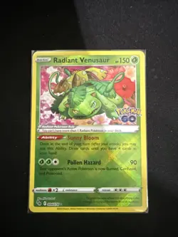 Pokemon TCG Radiant Venusaur Card 004/078 NM/Mint Condition - Image 1