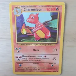 CHARMELEON 24/102 POKEMON CARD (BASE SET) - Image 1