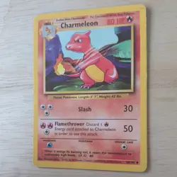 CHARMELEON 24/102 POKEMON CARD (BASE SET) - Image 4
