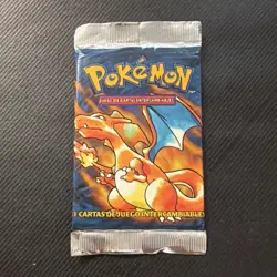 Wizards of the Coast Base Set Spanish Booster Pack 11 Cards Charizard - Image 1