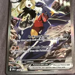 Pokemon TCG Cynthia's Garchomp EX Destined Rivals 232/182 Illustration Rare Card - Image 5