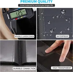 360 Card Pocket Binder with Elastic 9 Pocket Trading Cards Album Folder, Black - Image 5