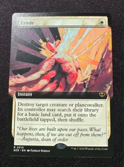 Erode (Extended Art) MTG Secrets of Strixhaven SOS #310 - NM - Image 1