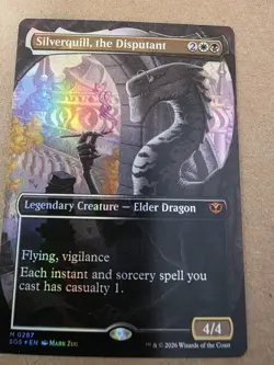 Silverquill, the Disputant - Foil (Borderless) Secrets of Strixhaven - Mtg - Image 1
