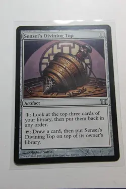 MTG Sensei's Divining Top x1- -Champions of Kamigawa-Lightly Played - Image 1