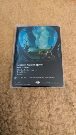 Evendo, Waking Haven (Borderless) 279 Edge of Eternities NM FOIL MTG - Image 1