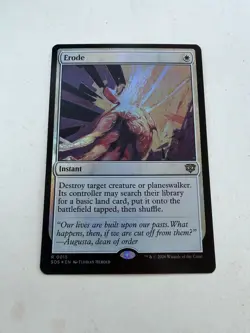 Erode Secrets of Strixhaven Magic The Gathering Foil - Image 1