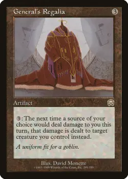 General's Regalia [Mercadian Masques] Lightly Played - Image 1