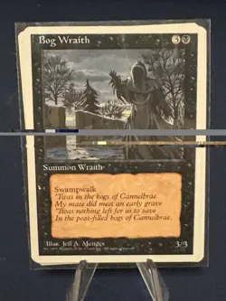 MTG - Magic The Gathering - Bog Wraith X 3 - 4th Edition - LP/EX! - Image 3