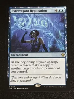 MTG Foundations Extravagant Replication 0154 NM Rare - Image 1