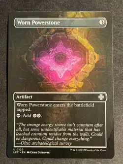 MTG Worn Powerstone (Borderless), NM-Mint, (LCC #0120) Regular - Image 1