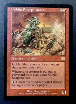 Goblin Sharpshooter 207/350 Onslaught - Magic The Gathering 2002 - Image 1