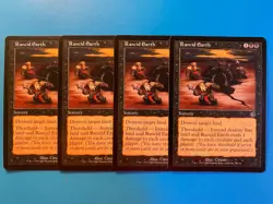 MTG 4x Rancid Earth Torment Pauper Legacy Magic the Gathering x4 NM - Image 1