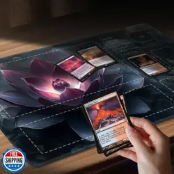 MTG Playmat Non-Slip Rubber Backing Printing Commander Board Game Desk Mat Du - Image 4
