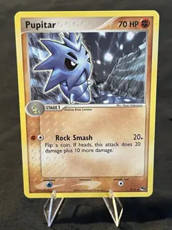 Pupitar 9/17 Pokemon Card Pop Series 1 Promo Uncommon NM Condition - Image 1