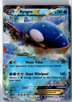 Kyogre EX XY41 Holo Promo XY Promo Pokemon Moderately Played - Image 1